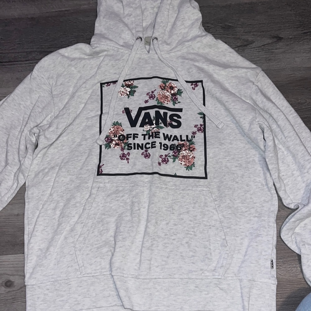 Vans Sweatshirt With Flowers